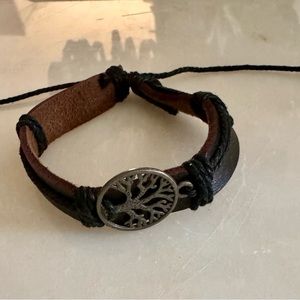 Genuine Leather Adjustable Tree Of Life